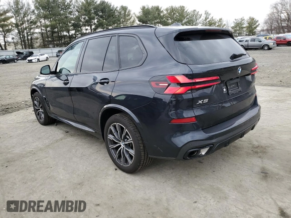 2025 BMW X5 xDrive40i with VIN 5UX23EU04S9W53256, listed as a Copart auction lot 46929635 with 0 mi miles and Salvage Title. Bid and sale history available at carsss.com. Image 2.