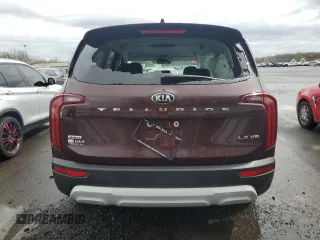 2021 Kia Telluride LX with VIN 5XYP2DHC8MG160478, listed as a Copart auction lot 51707445 with 52,934 mi miles and Salvage title. Bid and sale history available at DreamBid. Image 6.