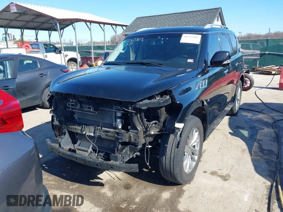 2017 Infiniti QX80 with VIN JN8AZ2NEXH9153684, listed as a IAAI auction lot 41737303 with 87,515 mi miles and . Bid and sale history available at DreamBid. Image 13.