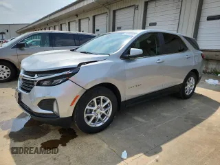 2022 Chevrolet Equinox LT with VIN 3GNAXKEV3NL200730, listed as a Copart auction lot 60803325 with 54,337 mi miles and Salvage title. Bid and sale history available at DreamBid. Image 1.