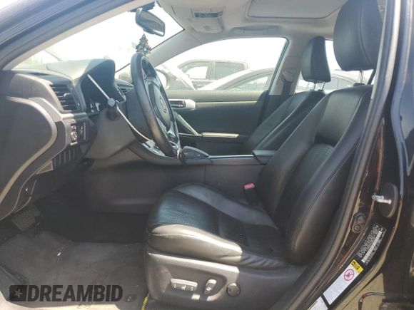 2012 Lexus CT 200h with VIN JTHKD5BH9C2090060, listed as a Copart auction lot 65130135 with Not provided miles and Clean title. Bid and sale history available at DreamBid. Image 7.