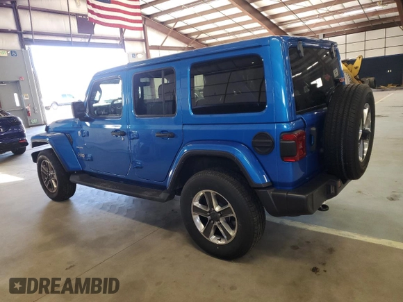 2022 Jeep Wrangler Unlimited Sahara Altitude with VIN 1C4HJXEG0NW255315, listed as a Copart auction lot 87821535 with 40,113 mi miles and Clean title. Bid and sale history available at DreamBid. Image 2.