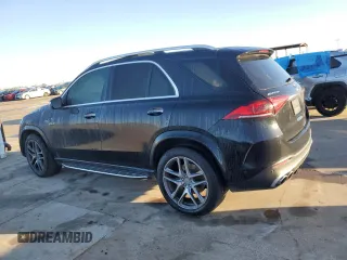 2021 Mercedes-Benz GLE 53 AMG with VIN 4JGFB6BB3MA442918, listed as a Copart auction lot 86896724 with 37,206 mi miles and Salvage title. Bid and sale history available at DreamBid. Image 2.