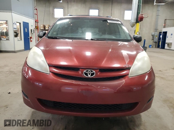 2006 Toyota Sienna CE with VIN 5TDZA23C66S461893, listed as a Copart auction lot 53066325 with 183,315 mi miles and Salvage Title. Bid and sale history available at carsss.com. Image 5.