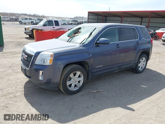 2014 GMC Terrain SLE with VIN 2GKALMEK3E6182695, listed as a IAAI auction lot 41824252 with 113,276 mi miles. Bid and sale history available at carsss.com. Image 2.