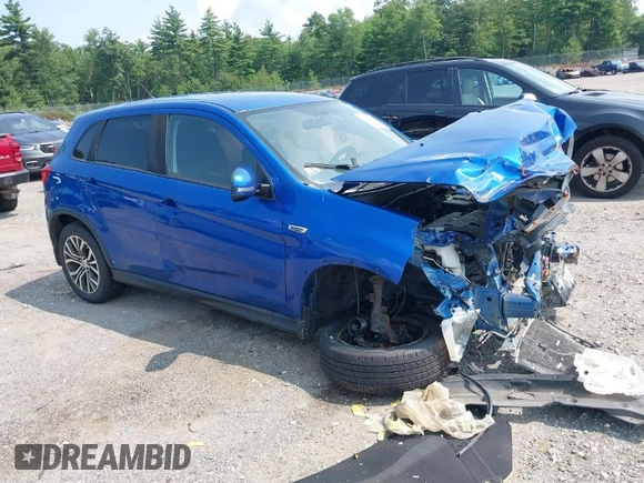 2016 Mitsubishi Outlander Sport 2.4 ES with VIN JA4AR3AW3GZ031922, listed as a IAAI auction lot 40105881 with 168,829 mi miles. Bid and sale history available at carsss.com. Image 1.