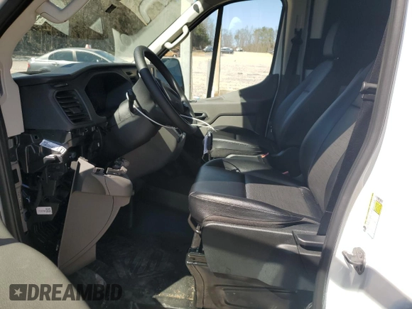 2024 Ford Transit Cargo with VIN 1FTBR1C87RKB33457, listed as a Copart auction lot 49390855 with 5,893 mi miles and Salvage Title. Bid and sale history available at DreamBid. Image 7.