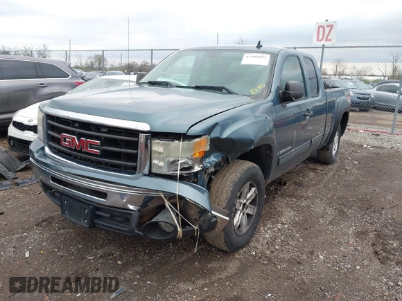 2009 GMC Sierra 1500 SLE with VIN 1GTEK29009Z214672, listed as a IAAI auction lot 41941003 with 165,546 mi miles. Bid and sale history available at carsss.com. Image 2.