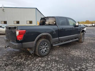 2019 Nissan Titan XD SL with VIN 1N6BA1F43KN521254, listed as a Copart auction lot 81137814 with 74,769 mi miles and Salvage Title. Bid and sale history available at carsss.com. Image 3.