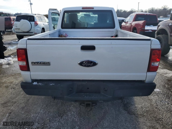 2010 Ford Ranger XL with VIN 1FTKR1AD5APA19349, listed as a Copart auction lot 87690015 with 120,946 mi miles and Salvage Title. Bid and sale history available at carsss.com. Image 6.