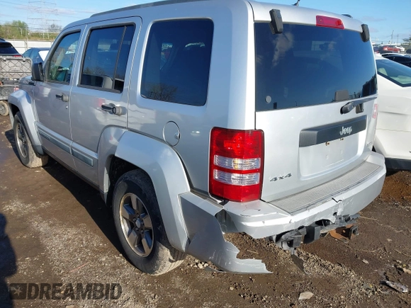 2008 Jeep Liberty Sport with VIN 1J8GN28K68W232640, listed as a IAAI auction lot 41912244 with 143,674 mi miles. Bid and sale history available at carsss.com. Image 3.