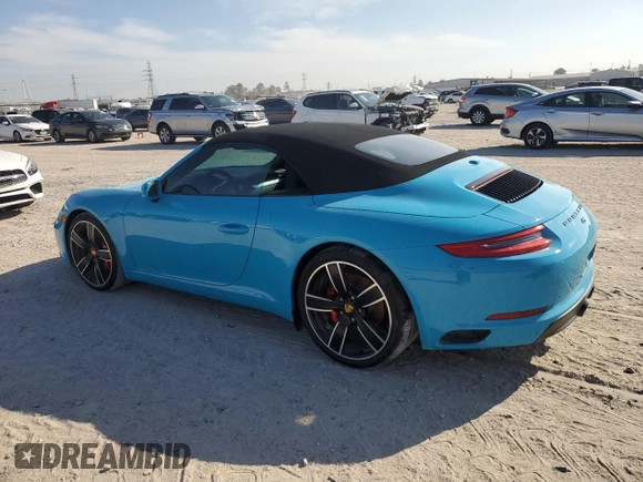 2018 Porsche 911 Carrera S with VIN WP0CB2A98JS147303, listed as a Copart auction lot 81556494 with Not Provided miles and Non Repairable. Bid and sale history available at carsss.com. Image 2.