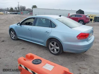 2012 Volkswagen Passat SE with VIN 1VWBH7A38CC095135, listed as a IAAI auction lot 41342748 with 229,365 mi miles. Bid and sale history available at carsss.com. Image 3.