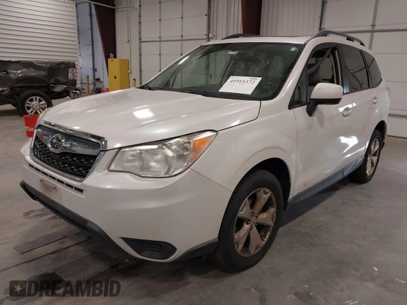 2014 Subaru Forester 2.5i Premium with VIN JF2SJAECXEH556132, listed as a IAAI auction lot 41915372 with 139,214 mi miles. Bid and sale history available at carsss.com. Image 2.