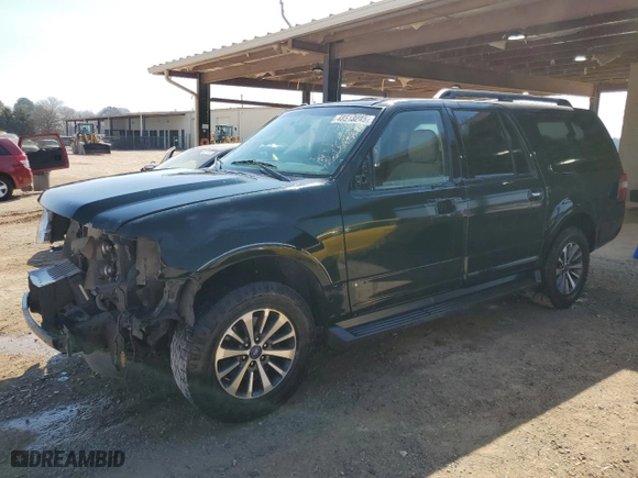 2015 Ford Expedition EL XLT with VIN 1FMJK1HT1FEF00159, listed as a Copart auction lot 48518245 with 169,835 mi miles and Salvage Title. Bid and sale history available at carsss.com. Image 1.