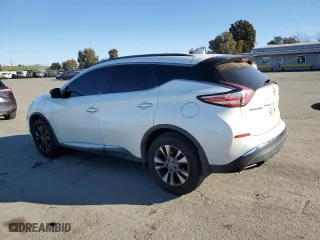 2016 Nissan Murano S with VIN 5N1AZ2MH7GN149276, listed as a Copart auction lot 44125605 with 106,892 mi miles and Salvage Title. Bid and sale history available at carsss.com. Image 2.
