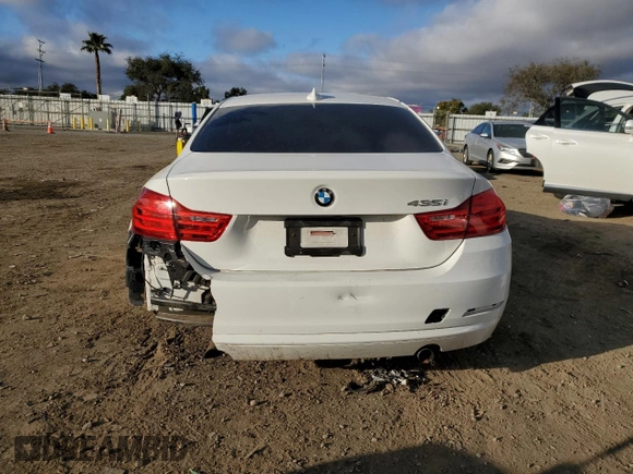 2014 BMW 4 Series 435i with VIN WBA3R1C5XEF729110, listed as a Copart auction lot 44313485 with 147,046 mi miles and Salvage Title. Bid and sale history available at carsss.com. Image 6.