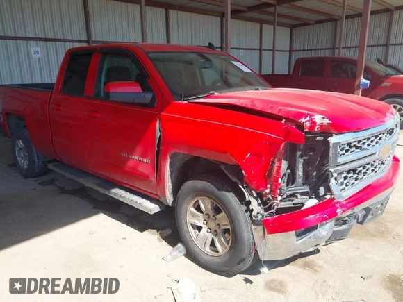 2015 Chevrolet Silverado 1500 LT with VIN 1GCRCREHXFZ359006, listed as a IAAI auction lot 41642589 with 120,890 mi miles. Bid and sale history available at carsss.com. Image 1.