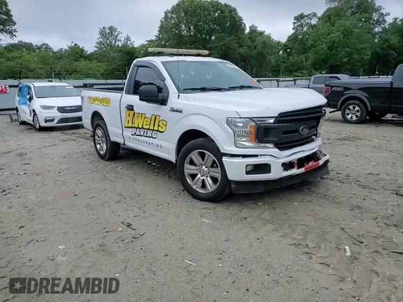 2018 Ford F-150 XL with VIN 1FTMF1C57JFB02794, listed as a Copart auction lot 58041445 with 279,074 mi miles and Salvage title. Bid and sale history available at DreamBid. Image 13.