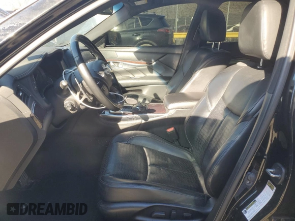2019 Infiniti Q70 Luxe with VIN JN1BY1ARXKM585270, listed as a Copart auction lot 42320385 with 94,206 mi miles and Salvage Title. Bid and sale history available at DreamBid. Image 7.