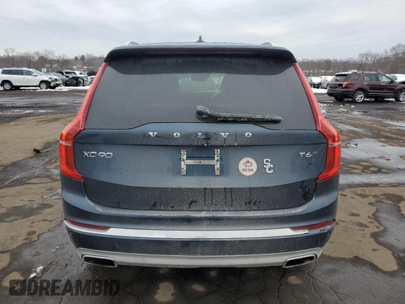 2021 Volvo XC90 Inscription with VIN YV4A22PL1M1691238, listed as a Copart auction lot 45047615 with 74,675 mi miles and Salvage Title. Bid and sale history available at carsss.com. Image 6.