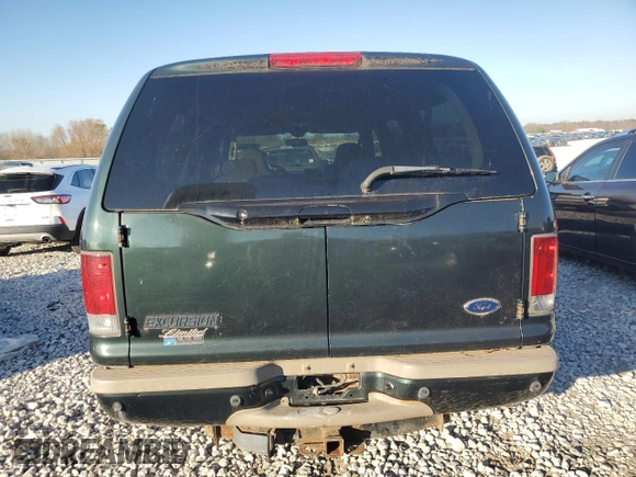2003 Ford Excursion Limited z VIN 1FMNU43S43EA06191, wystawiony jako Copart lot #79159954 z przebiegiem 197 465 mil mil oraz Tytuł czysty. Historia ofert i sprzedaży dostępna na DreamBid. Obrazek 6.