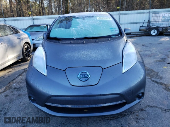 2015 Nissan LEAF SV with VIN 1N4AZ0CP6FC333657, listed as a Copart auction lot 40755843 with 84,701 mi miles. Bid and sale history available at carsss.com. Image 5.