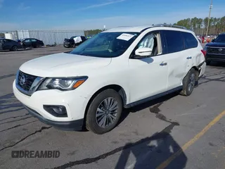 2018 Nissan Pathfinder S with VIN 5N1DR2MN9JC623167, listed as a IAAI auction lot 41606513 with 127,582 mi miles and . Bid and sale history available at DreamBid. Image 17.