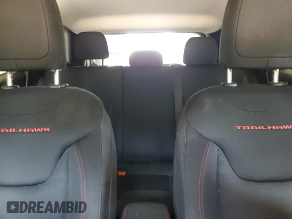 2016 Jeep Renegade Trailhawk with VIN ZACCJBCT3GPD16931, listed as a Copart auction lot 61857235 with 52,490 mi miles and Salvage title. Bid and sale history available at DreamBid. Image 10.