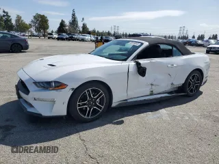 2021 Ford Mustang EcoBoost with VIN 1FATP8UH8M5115449, listed as a Copart auction lot 49518655 with 65,865 mi miles and Salvage Title. Bid and sale history available at carsss.com. Image 1.