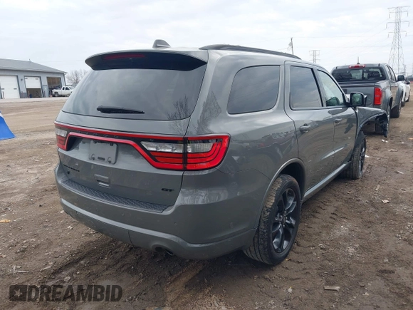 2022 Dodge Durango GT Plus z VIN 1C4RDJDG9NC187642, wystawiony jako IAAI lot #40886210 z przebiegiem 39 006 mil mil oraz . Historia ofert i sprzedaży dostępna na DreamBid. Obrazek 4.