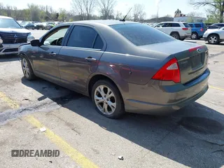 2012 Ford Fusion SE with VIN 3FAHP0HA3CR227012, listed as a IAAI auction lot 41925147 with 172,999 mi miles. Bid and sale history available at carsss.com. Image 3.