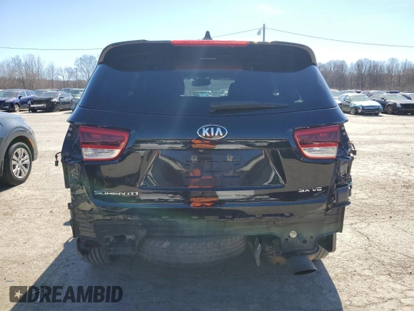 2016 Kia Sorento SX with VIN 5XYPKDA57GG018963, listed as a Copart auction lot 46274315 with 193,861 mi miles and Salvage Title. Bid and sale history available at carsss.com. Image 6.