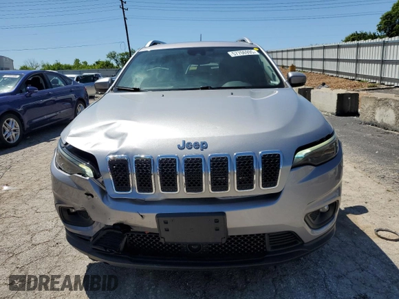 2021 Jeep Cherokee Latitude Lux with VIN 1C4PJLMX6MD103653, listed as a Copart auction lot 57706995 with 74,993 mi miles and Salvage title. Bid and sale history available at DreamBid. Image 5.