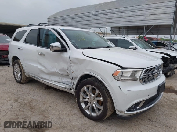 2017 Dodge Durango Citadel with VIN 1C4RDJEG1HC611706, listed as a IAAI auction lot 41932226 with 205,990 mi miles and . Bid and sale history available at carsss.com. Image 1.