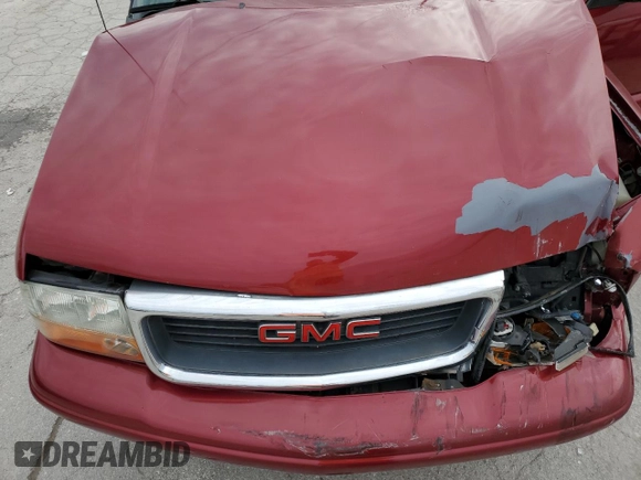 2003 GMC Sonoma with VIN 1GTCS19H138149514, listed as a Copart auction lot 45672985 with 193,570 mi miles and Salvage Title. Bid and sale history available at DreamBid. Image 11.