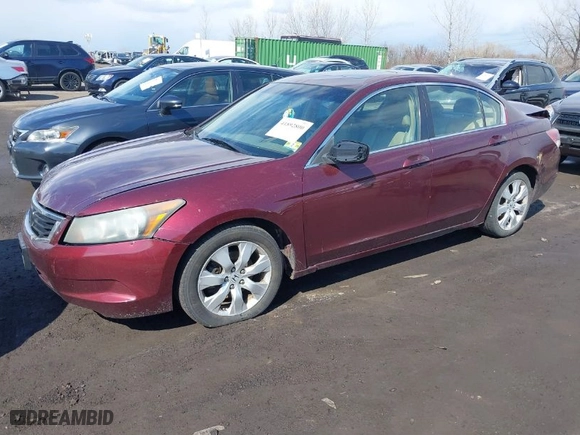 2009 Honda Accord Sdn EX-L with VIN 1HGCP26869A062920, listed as a IAAI auction lot 41892800 with 198284 miles. Bid and sale history available at carsss.com. Image 2.