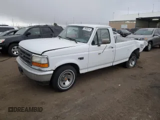 1994 Ford F-150 with VIN 2FTEF15Y1RCA09076, listed as a Copart auction lot 79450414 with 281,944 mi miles and Salvage Title. Bid and sale history available at carsss.com. Image 1.