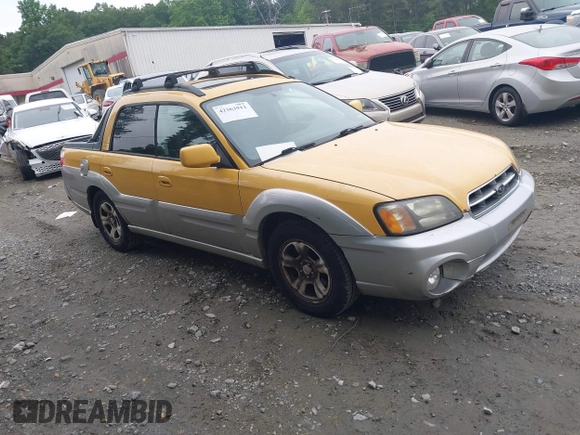 2003 Subaru Baja z VIN 4S4BT61C336108427, wystawiony jako IAAI lot #42363912 z przebiegiem 239 230 mil mil oraz . Historia ofert i sprzedaży dostępna na DreamBid. Obrazek 1.