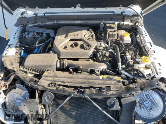 2023 Jeep Wrangler Sahara with VIN 1C4HJXEN6PW692981, listed as a Copart auction lot 42307845 with 26,017 mi miles and Non repairable. Bid and sale history available at DreamBid. Image 11.