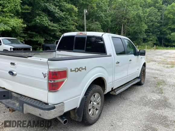 2011 Ford F-150 XLT with VIN 1FTFW1ET6BFC11608, listed as a Copart auction lot 63222015 with 256,283 mi miles and Clean title. Bid and sale history available at DreamBid. Image 4.