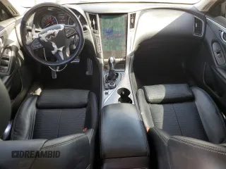 2014 Infiniti Q50 Hybrid Sport with VIN JN1AV7AP4EM690963, listed as a Copart auction lot 47596935 with 116,298 mi miles and Clean Title. Bid and sale history available at carsss.com. Image 8.