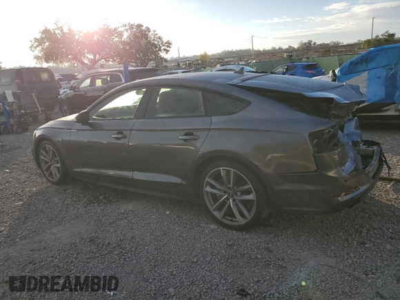 2019 Audi A5 Sportback Premium Plus with VIN WAUENCF50KA093849, listed as a Copart auction lot 41425774 with 28,416 mi miles. Bid and sale history available at carsss.com. Image 2.
