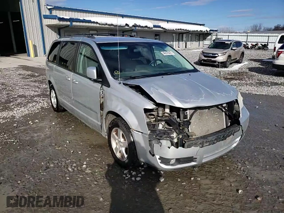 2010 Dodge Grand Caravan SXT with VIN 2D4RN5D19AR409665, listed as a Copart auction lot 46676445 with 174,063 mi miles and Salvage Title. Bid and sale history available at DreamBid. Image 12.