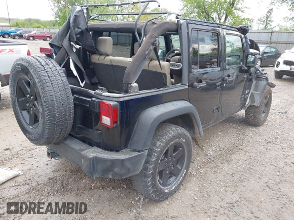 2008 Jeep Wrangler Unlimited X with VIN 1J4GA39108L501130, listed as a IAAI auction lot 42182601 with 177,507 mi miles and . Bid and sale history available at DreamBid. Image 4.