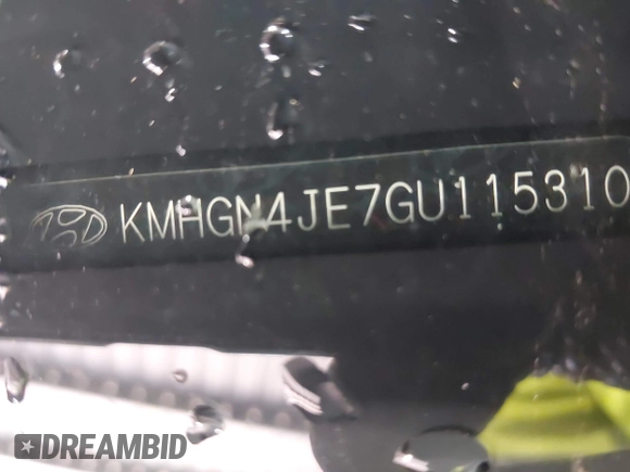 2016 Hyundai Genesis 3.8L z VIN KMHGN4JE7GU115310, wystawiony jako IAAI lot #42196683 z przebiegiem 72 814 mil mil oraz . Historia ofert i sprzedaży dostępna na DreamBid. Obrazek 9.