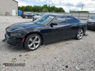 2016 Dodge Charger R/T with VIN 2C3CDXCTXGH232907, listed as a Copart auction lot 57663415 with 130,186 mi miles and Salvage title. Bid and sale history available at DreamBid. Image 1.