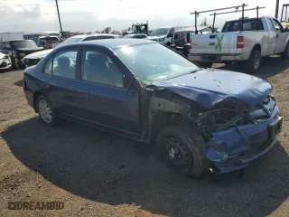 2005 Honda Civic Sdn LX SSRS with VIN 2HGES16625H512381, listed as a Copart auction lot 45058335 with 36,378 mi miles and Salvage Title. Bid and sale history available at carsss.com. Image 4.