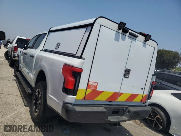 2024 Ford F-150 with VIN 1FT6W1B74RWG07733, listed as a Copart auction lot 59955795 with 5,935 mi miles and Clean title. Bid and sale history available at DreamBid. Image 2.