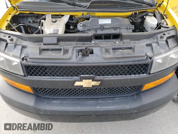 2022 Chevrolet Express Cargo with VIN 1GCWGAFPXN1163191, listed as a Copart auction lot 87840625 with Not provided miles and Salvage title. Bid and sale history available at DreamBid. Image 12.